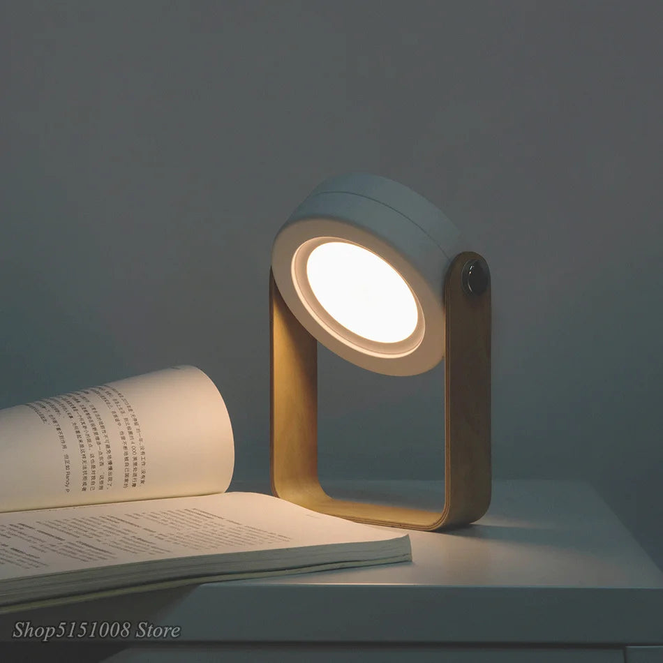 🌙✨Folding Night Lamp with Wooden Handle🌙✨