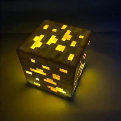 🌟Creative Minecraft Torch LED Night Light USB Rechargeable Game Room Decor🌟