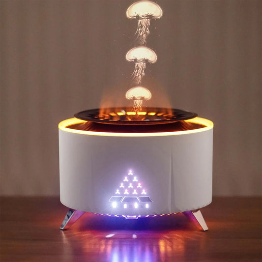 🌋 Cool Jellyfish Mist Volcano Diffuser | HAOYUNMA 🌊🐠