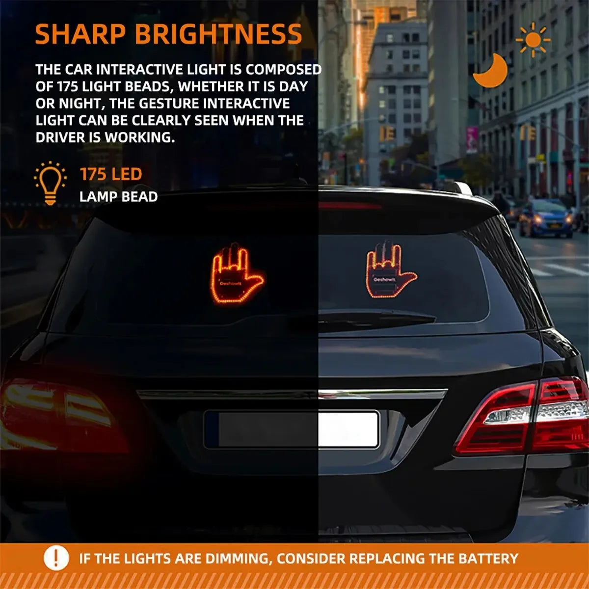 🚗 Finger Gesture LED Car Light: Signaling with Style and Technology 💡