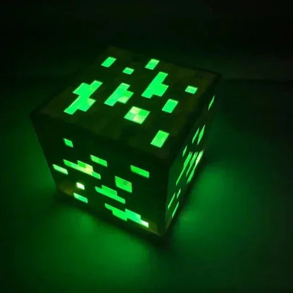 🌟Creative Minecraft Torch LED Night Light USB Rechargeable Game Room Decor🌟