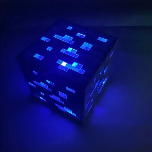 🌟Creative Minecraft Torch LED Night Light USB Rechargeable Game Room Decor🌟