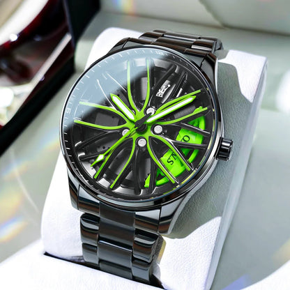 ⌚ Reloj de lujo para hombre OLEVS Wheel 🚗✨