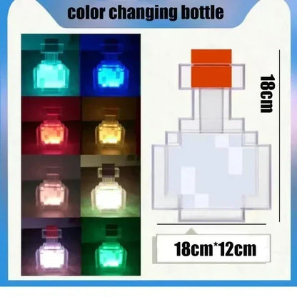 🌟Creative Minecraft Torch LED Night Light USB Rechargeable Game Room Decor🌟