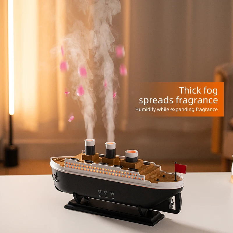 🌟 Humidificador Retro con Control Remoto y Difusor de Aromas 🌟