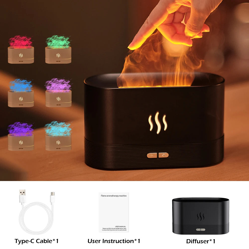 🌬️Flame Aromatherapy Machine🌟💧