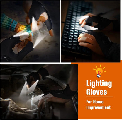 🧤 LED Gloves with Flashlight 🎁🔦