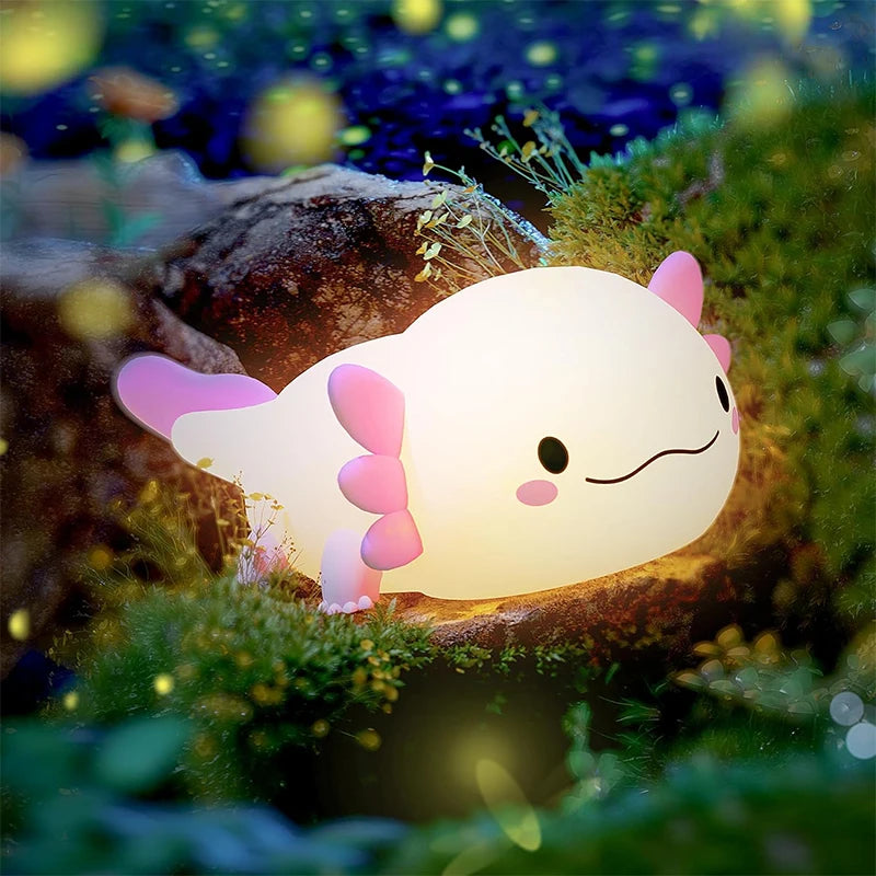 🌙✨ Super-cheese Axolotl Night Light ✨🌙