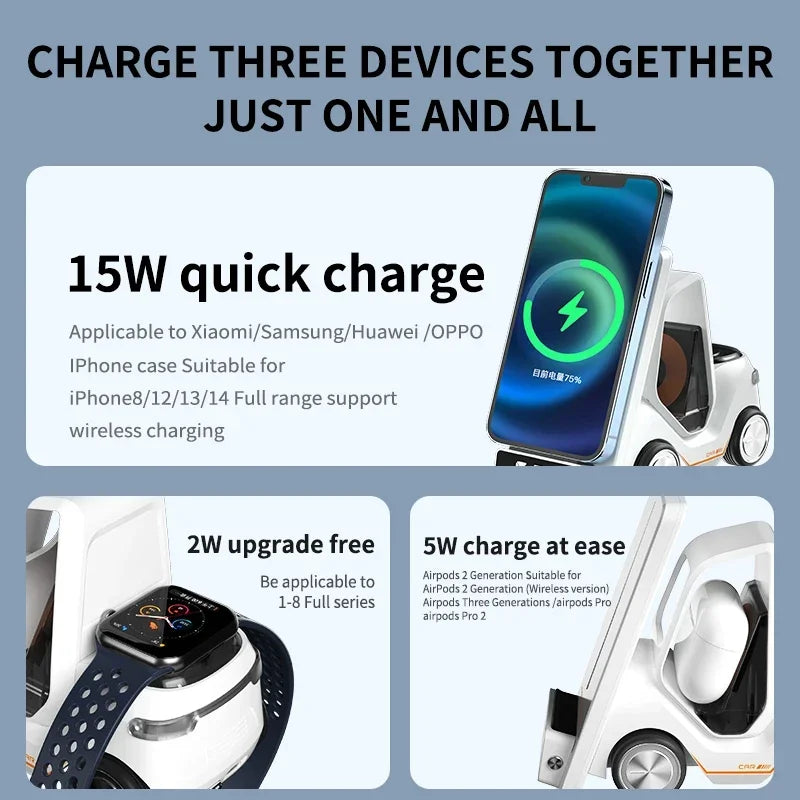 🌟 iTruck MagSafe 5 in 1 Wireless Charger 🌟