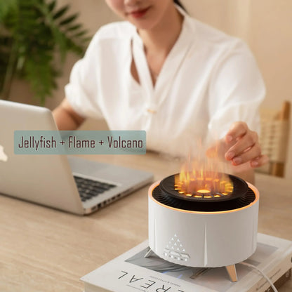 🌋 Cool Jellyfish Mist Volcano Diffuser | HAOYUNMA 🌊🐠