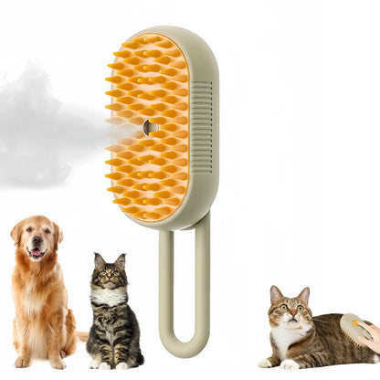 🐾Electric brush for the care of cats and dogs, with spray 🐾✨