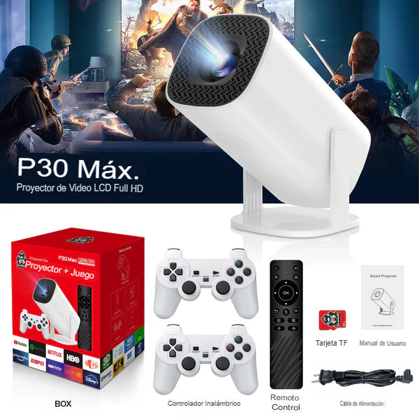 🎮✨ Salange P30 Max: Retro Gaming and Home Cinema Projector ✨🎮